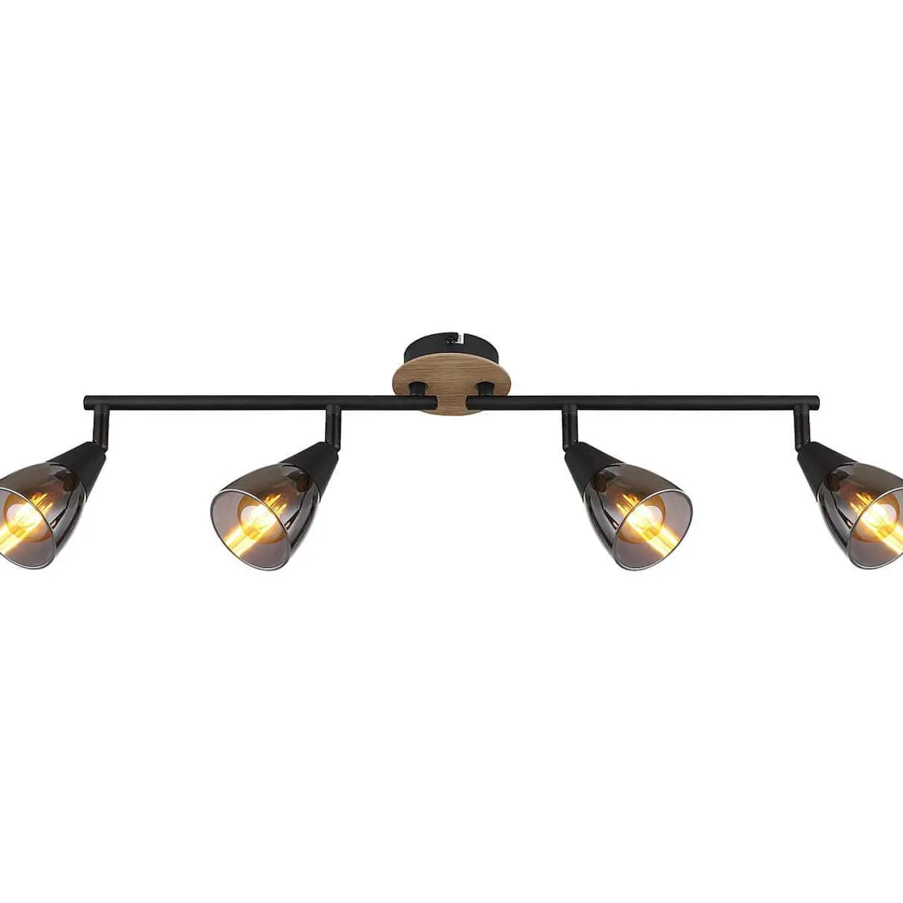 mutoni light Strahler Mubby Metall Schwarz Matt 4Xe14> Deckenleuchten