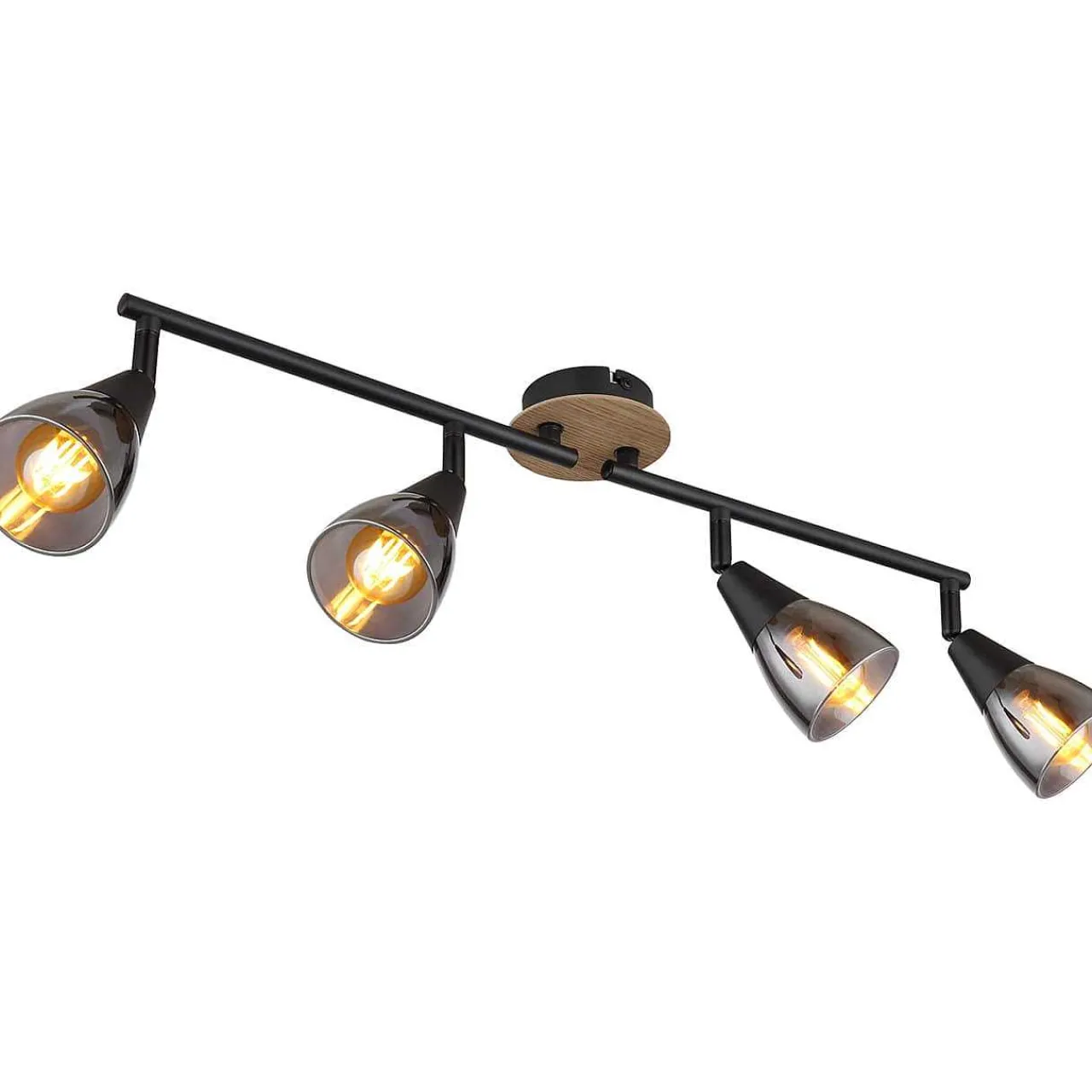 mutoni light Strahler Mubby Metall Schwarz Matt 4Xe14> Deckenleuchten