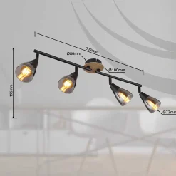 mutoni light Strahler Mubby Metall Schwarz Matt 4Xe14><noscript><img width=