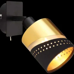 mutoni light Strahler Or Metall Gold Schwarz Matt 1Xe14><noscript><img width=