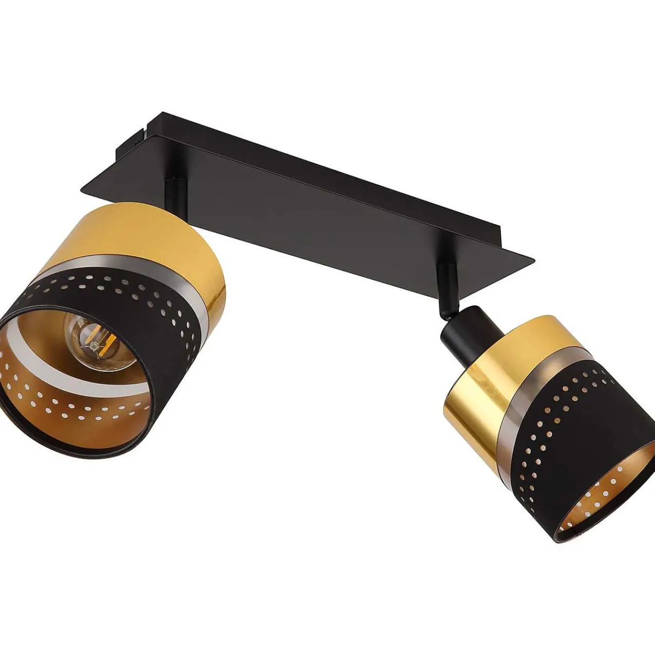 mutoni light Strahler Or Metall Gold Schwarz Matt 2Xe14> Deckenleuchten