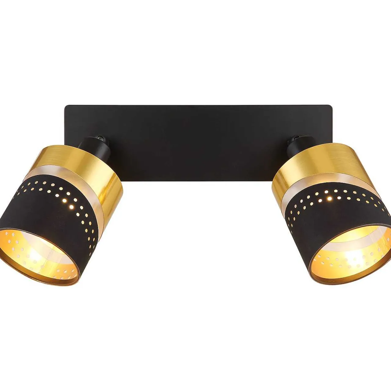 mutoni light Strahler Or Metall Gold Schwarz Matt 2Xe14> Deckenleuchten