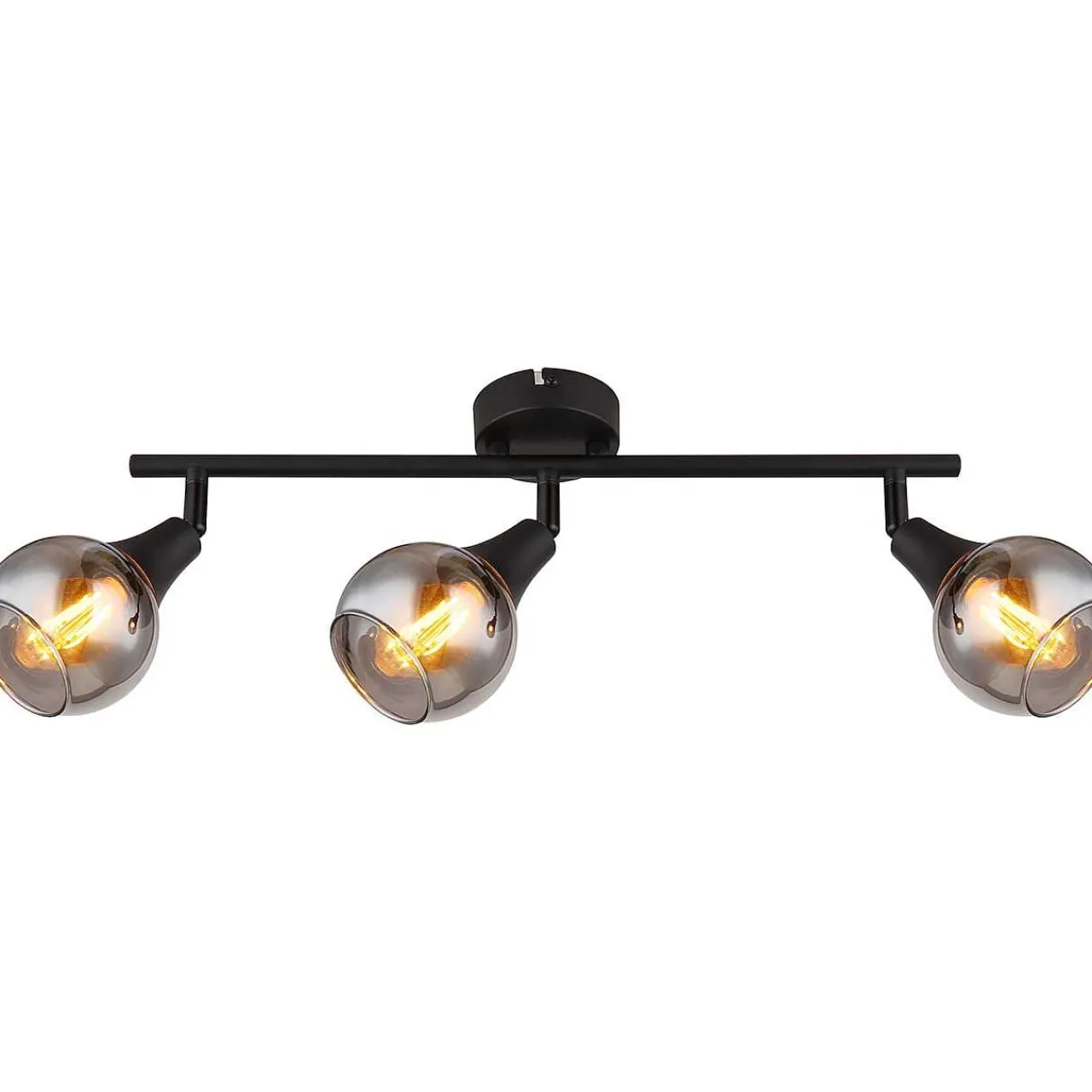 mutoni light Strahler Quelara Metall Schwarz Matt 3Xe14> Deckenleuchten