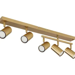 mutoni light Strahler Robby Metall Gold Geburstet 5Xgu10><noscript><img width=