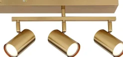 mutoni light Strahler Robby Metall Gold Geburstet 5Xgu10><noscript><img width=