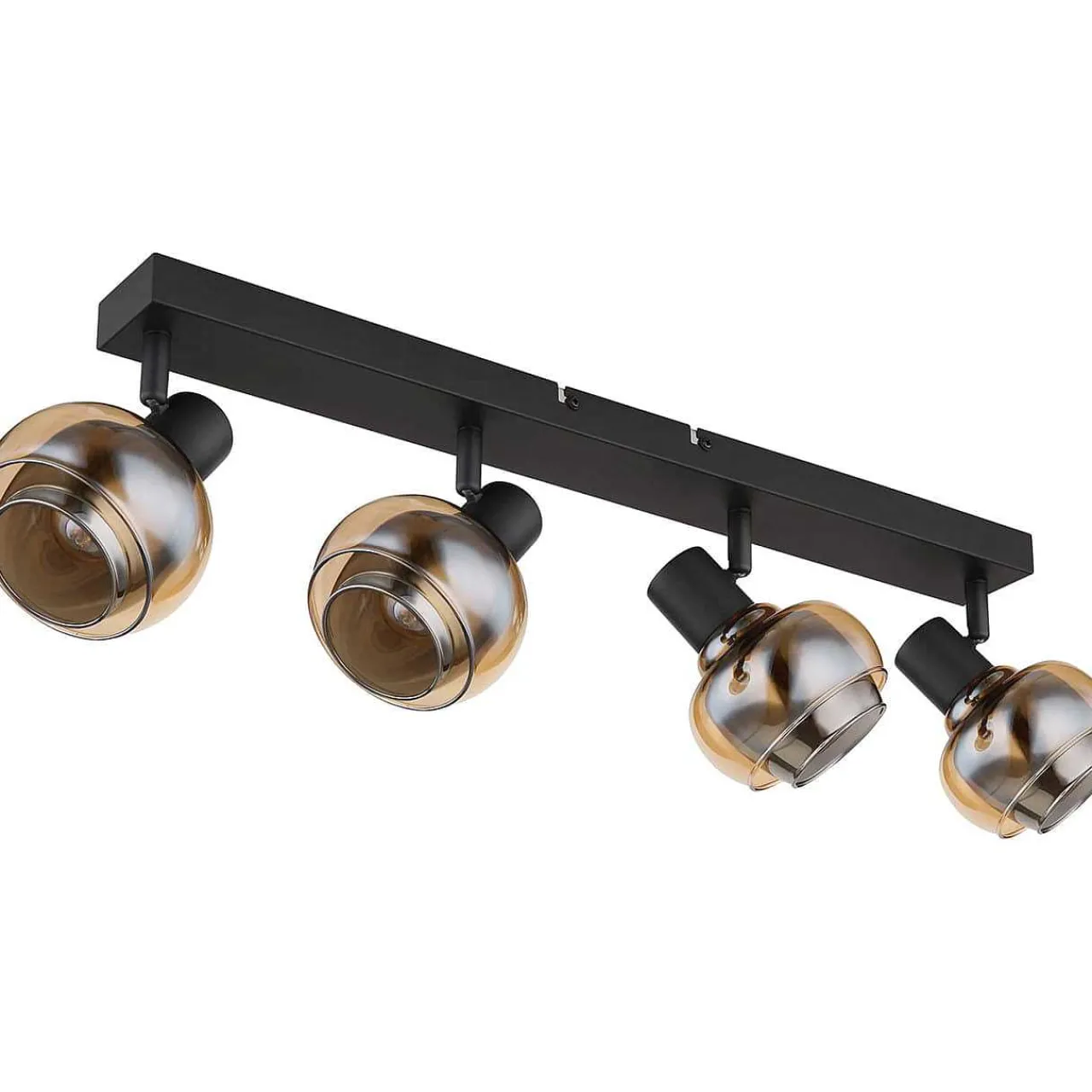 mutoni light Strahler Tokki Metall Schwarz Matt 4Xe14> Deckenleuchten