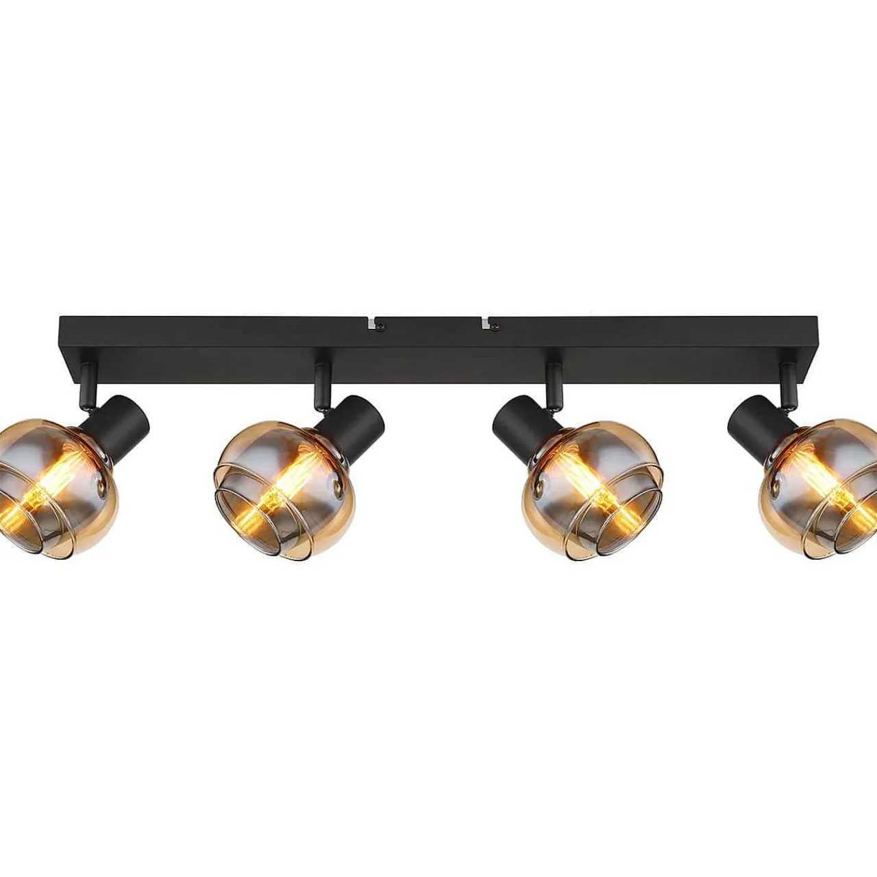 mutoni light Strahler Tokki Metall Schwarz Matt 4Xe14> Deckenleuchten