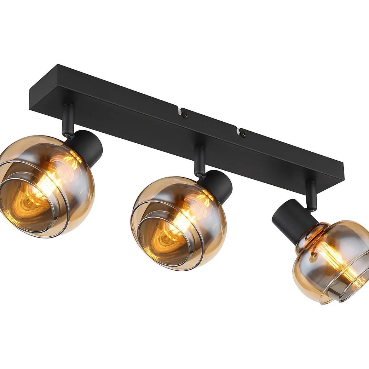 mutoni light Strahler Tokki Metall Schwarz Matt 3Xe14> Deckenleuchten