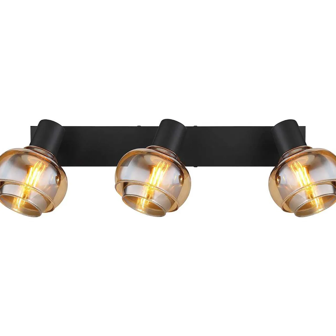 mutoni light Strahler Tokki Metall Schwarz Matt 3Xe14> Deckenleuchten