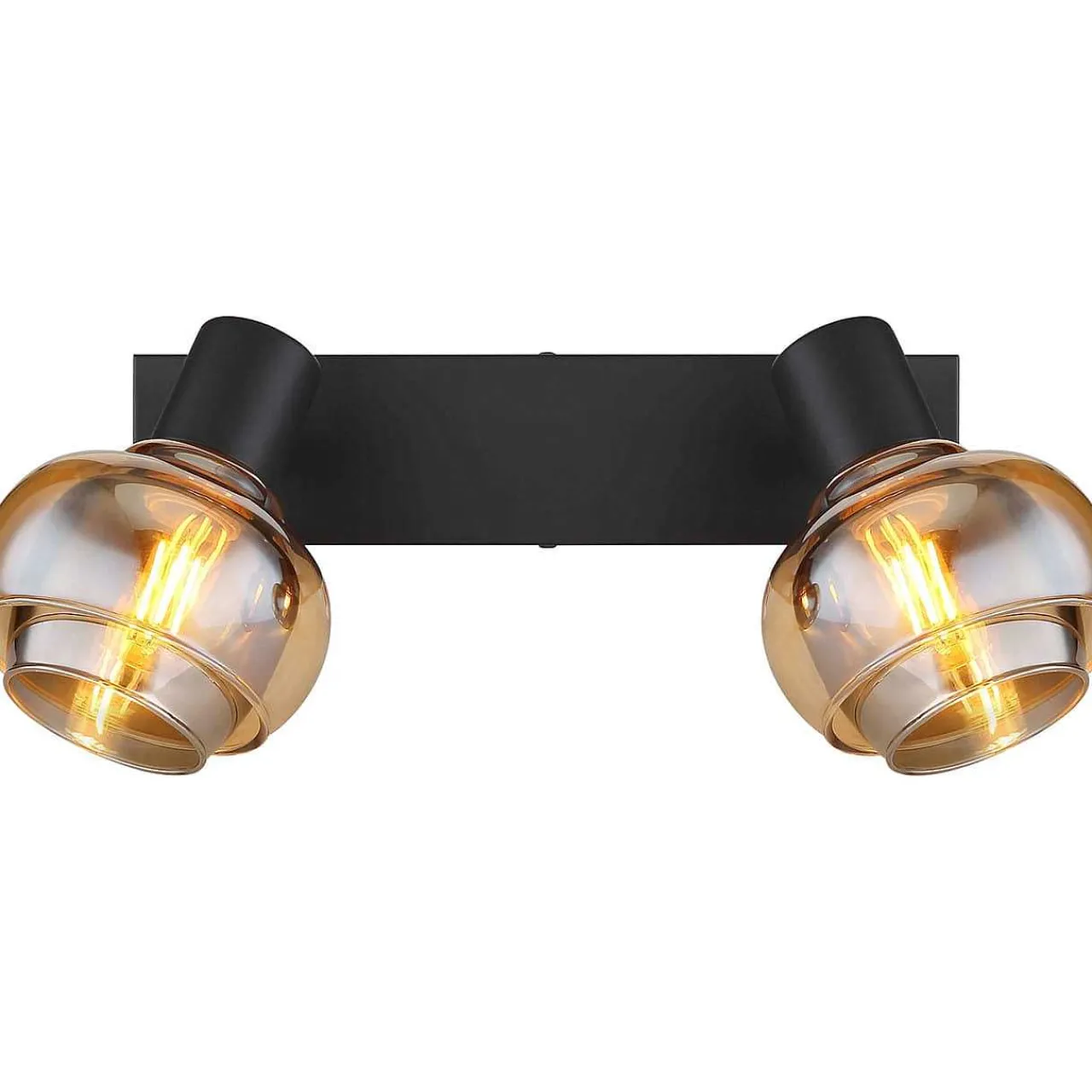 mutoni light Strahler Tokki Metall Schwarz Matt 2Xe14> Deckenleuchten