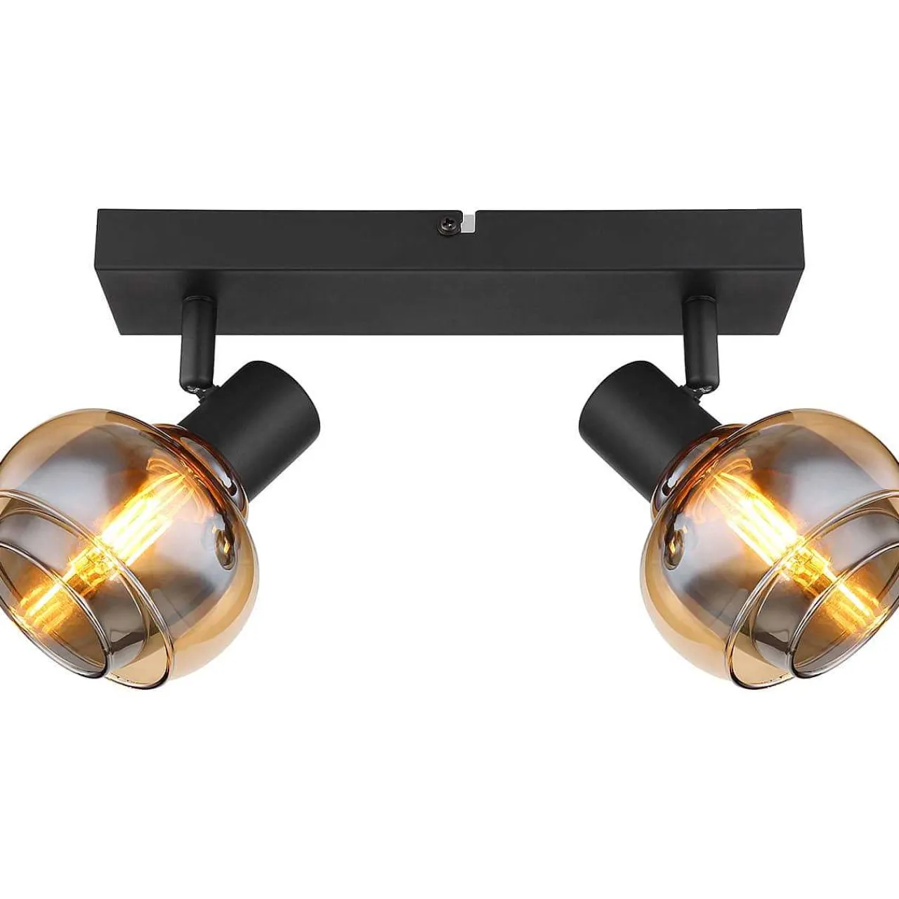 mutoni light Strahler Tokki Metall Schwarz Matt 2Xe14> Deckenleuchten