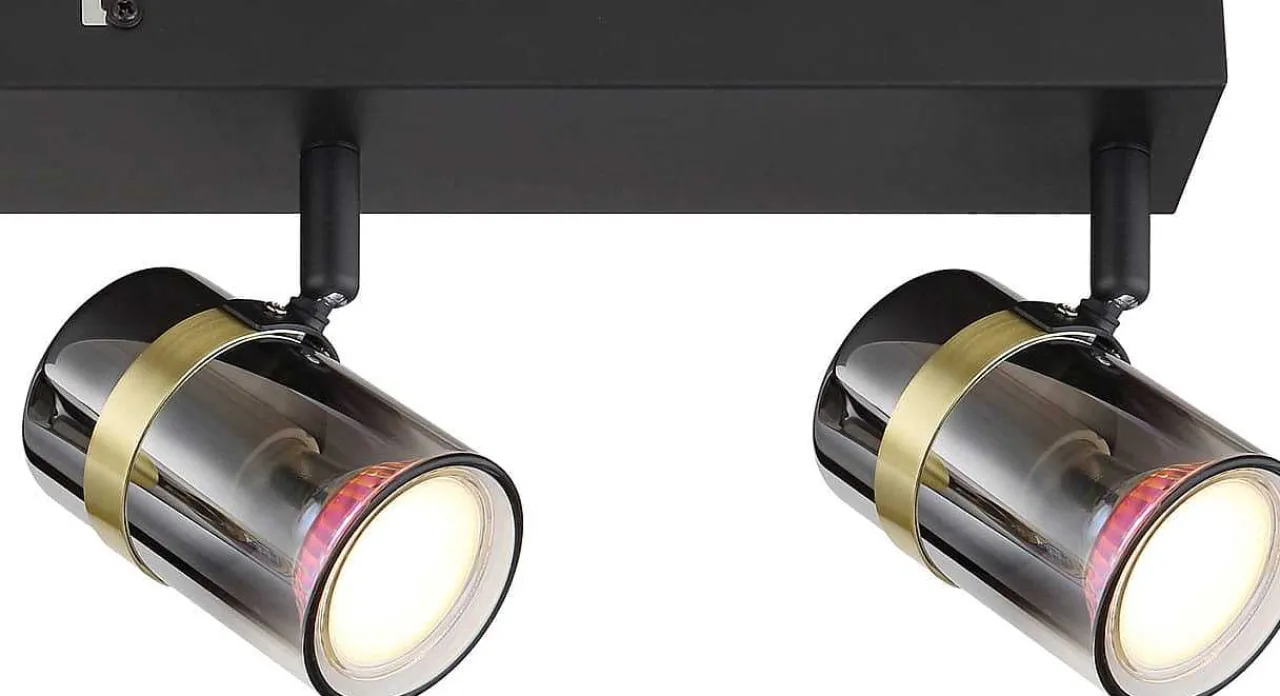 mutoni light Strahler Trabby Metall Schwarz Matt 4Xgu10> Deckenleuchten