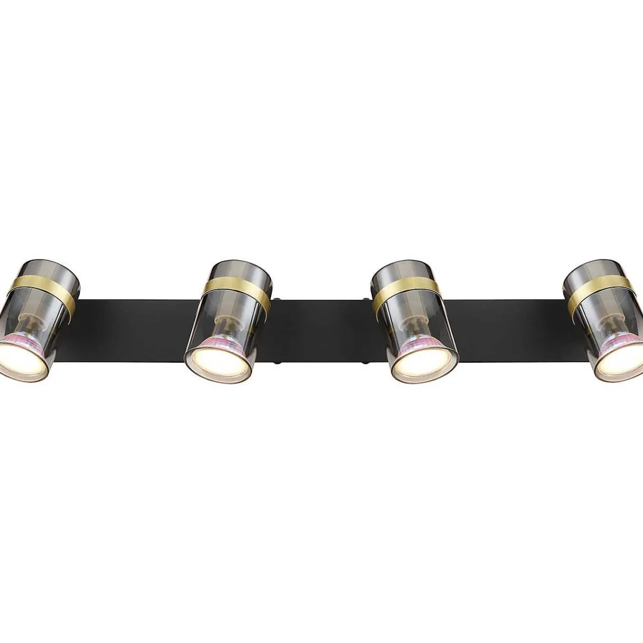 mutoni light Strahler Trabby Metall Schwarz Matt 4Xgu10> Deckenleuchten