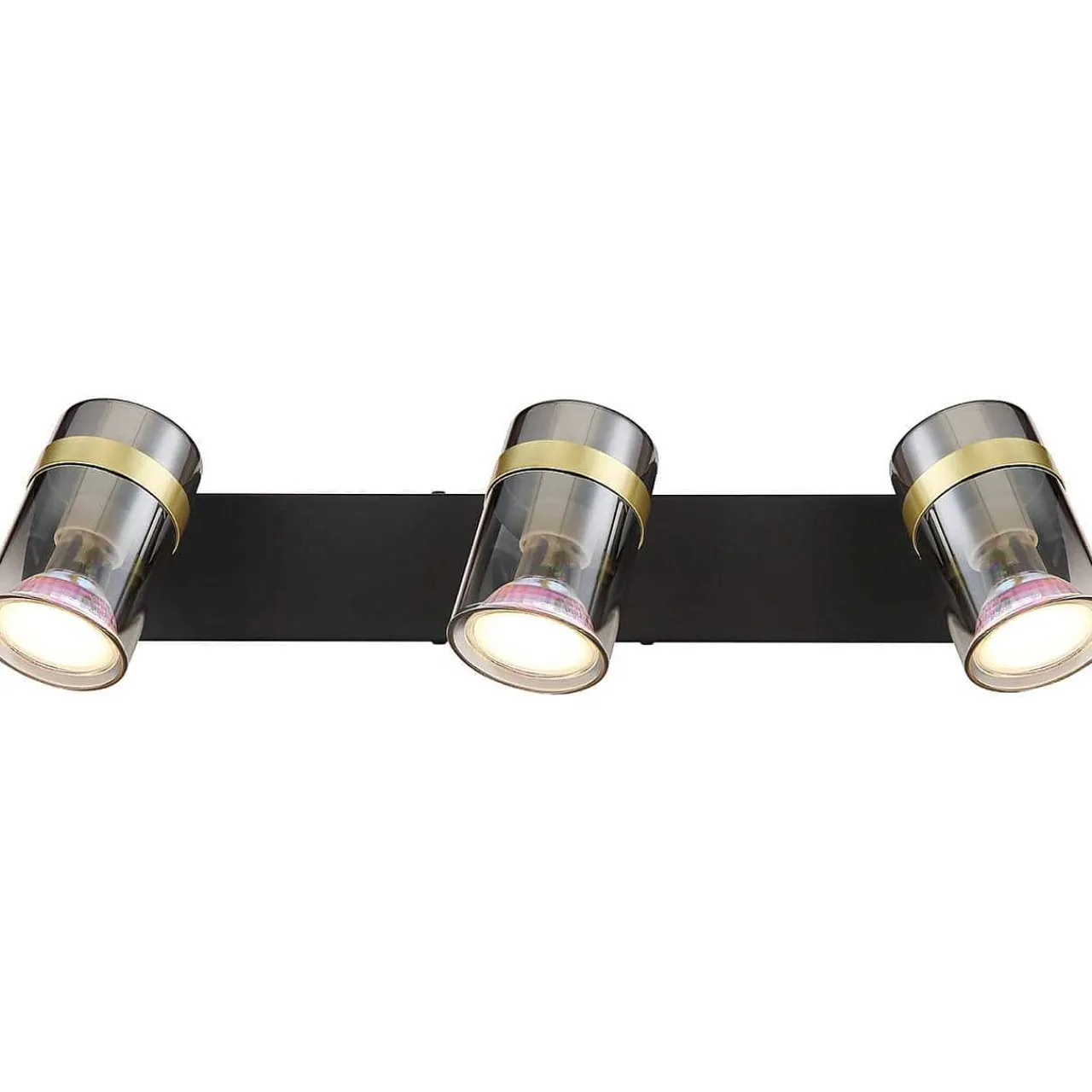 mutoni light Strahler Trabby Metall Schwarz Matt 3Xgu10> Deckenleuchten