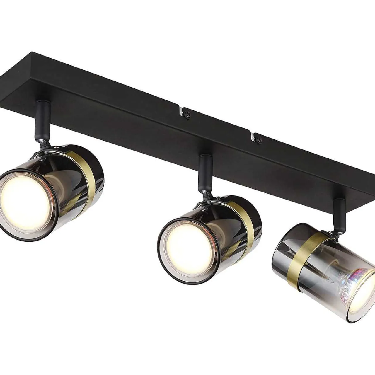 mutoni light Strahler Trabby Metall Schwarz Matt 3Xgu10> Deckenleuchten