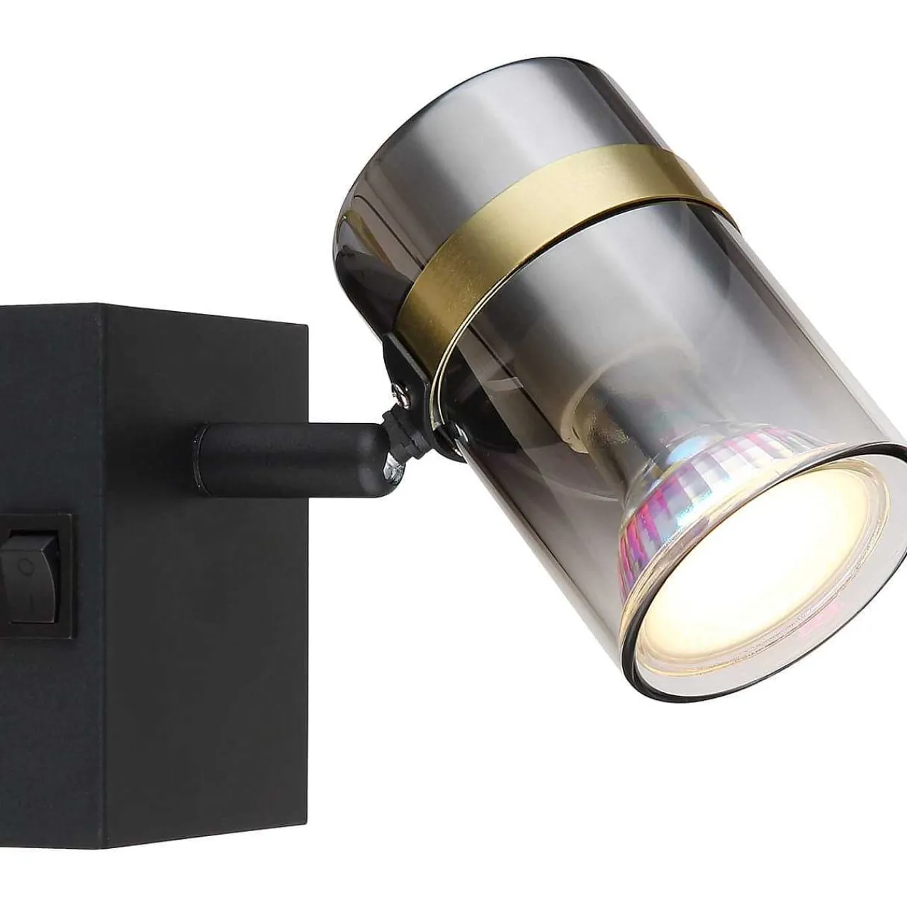mutoni light Strahler Trabby Metall Schwarz Matt 1Xgu10> Wandleuchten