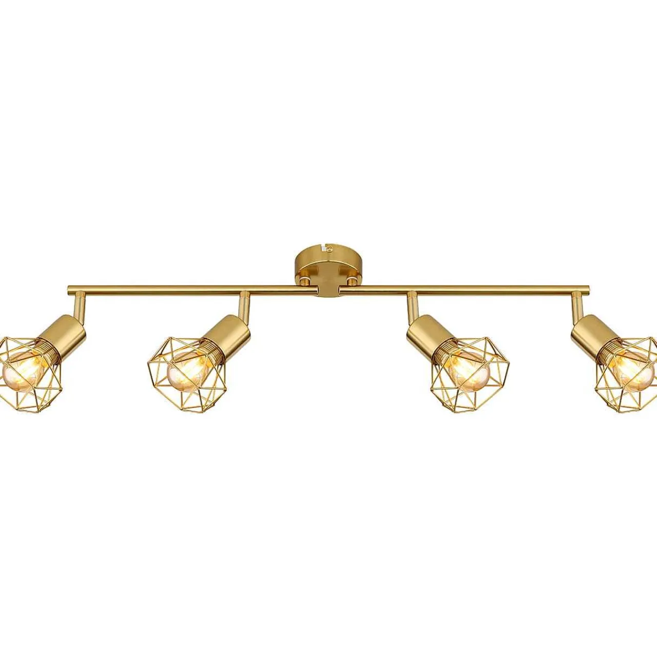 mutoni light Strahler Xara I Metall Gold 4Xe14> Deckenleuchten