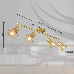 mutoni light Strahler Xara I Metall Gold 4Xe14><noscript><img width=