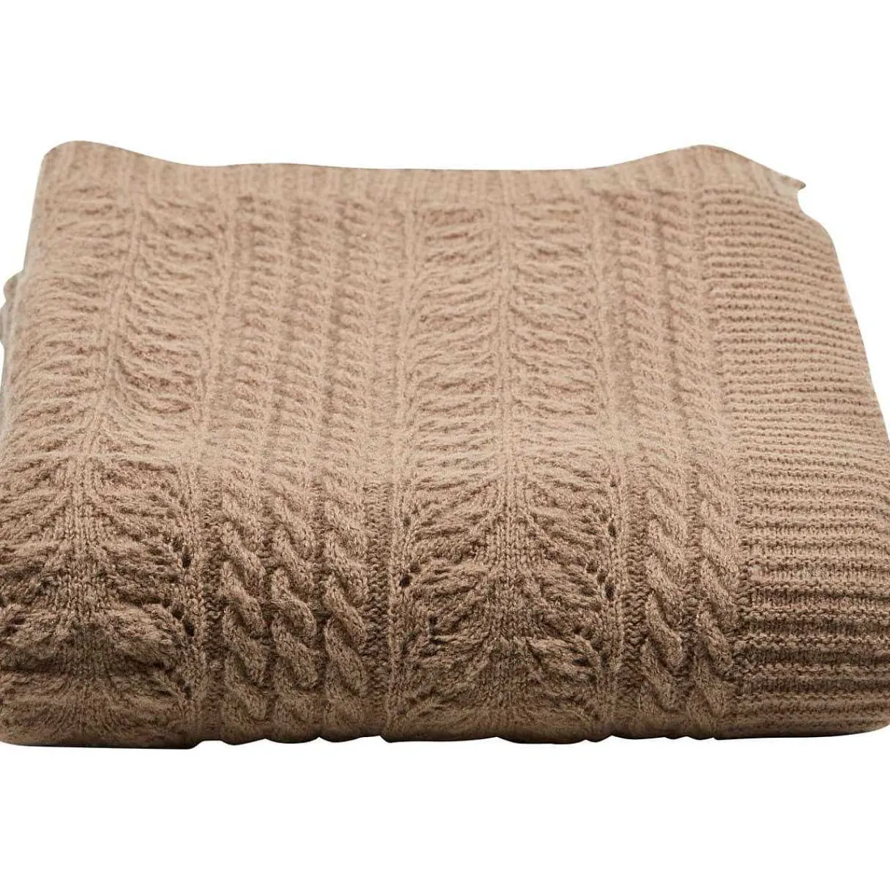 mutoni living Strickplaid Dijk Sand 130X170> Tagesdecken & Plaids