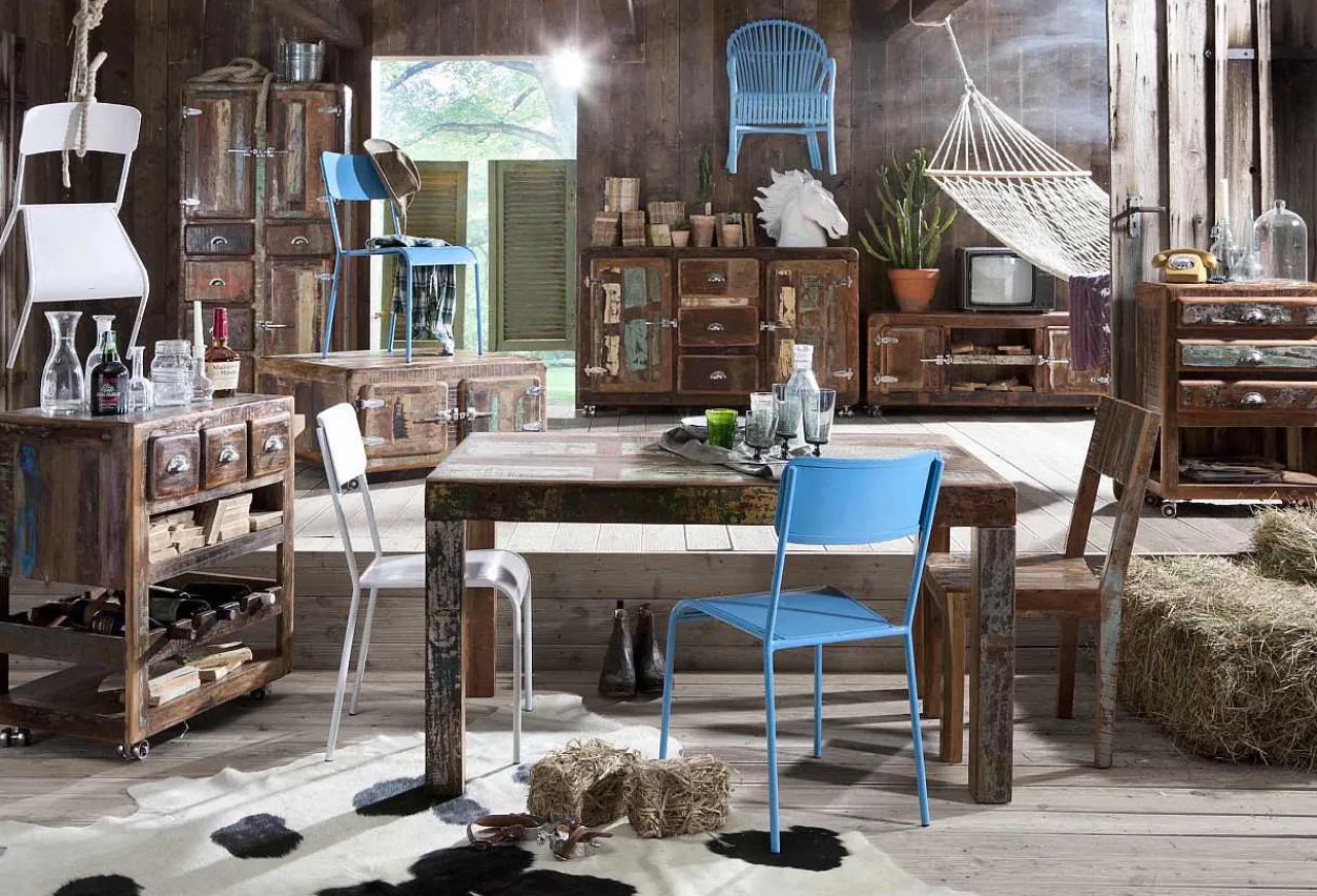 mutoni sweet home Stuhl Froze Bunt (2Er-Set)> Holzstühle