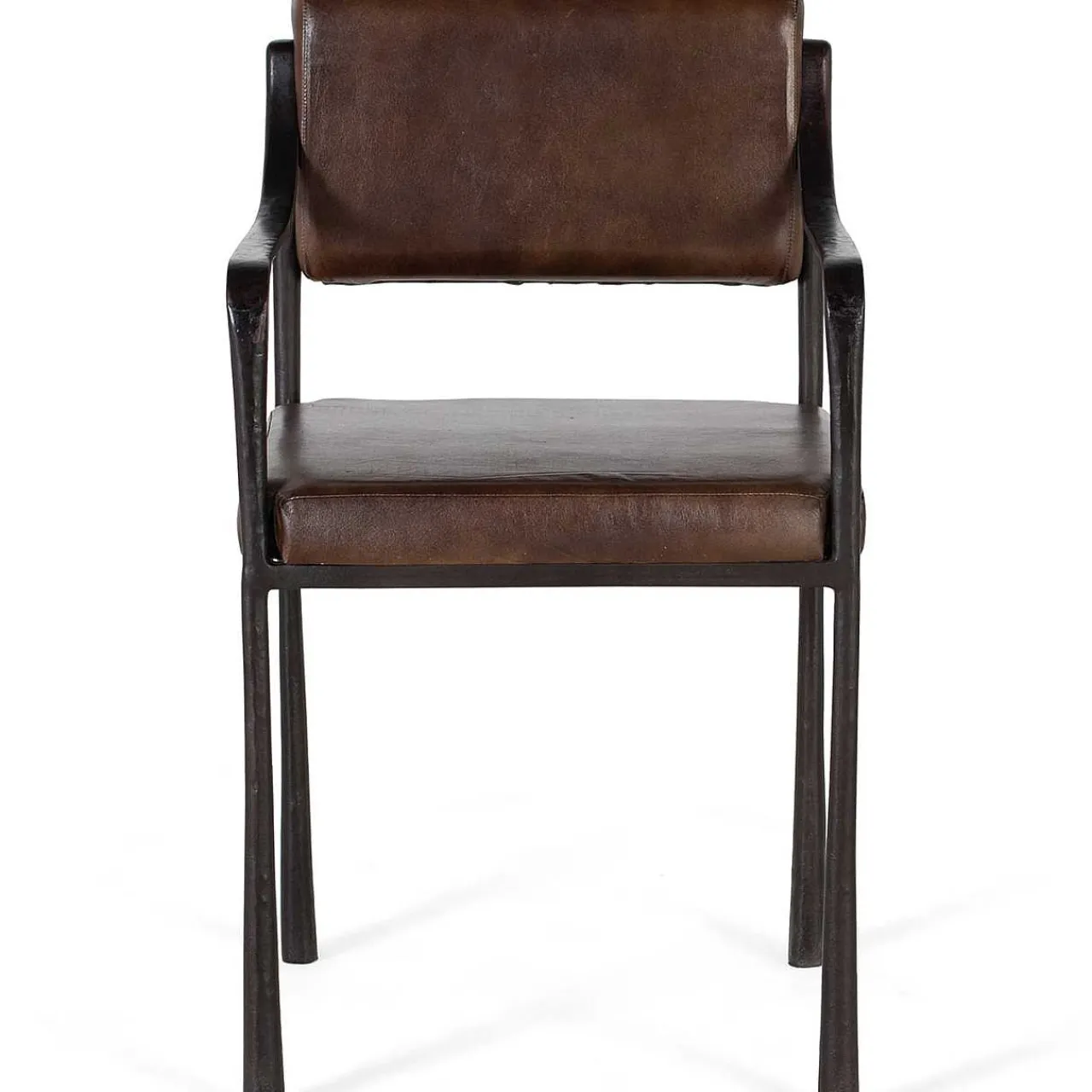 mutoni inspiration Stuhl Leder Braun> Armlehnstühle