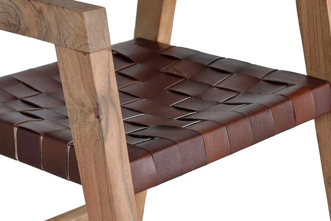 mutoni inspiration Stuhl Leder Natur> Armlehnstühle