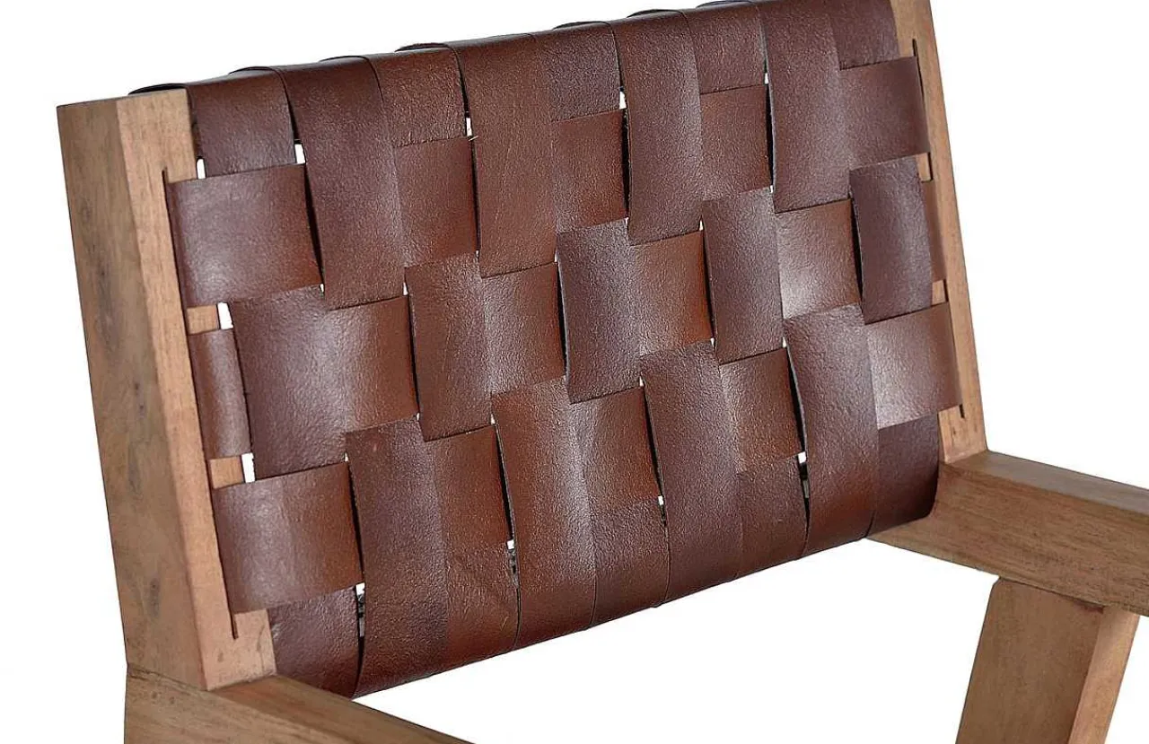 mutoni inspiration Stuhl Leder Natur> Armlehnstühle
