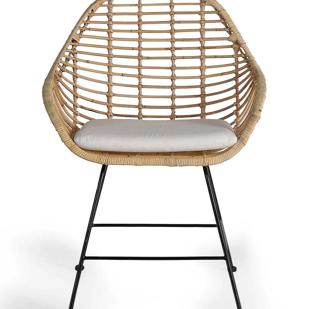 mutoni inspiration Stuhl Rattan Natur (2Er-Set)> Armlehnstühle