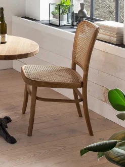 mutoni sweet home Stuhl Rattan Teak Natur> Holzstühle