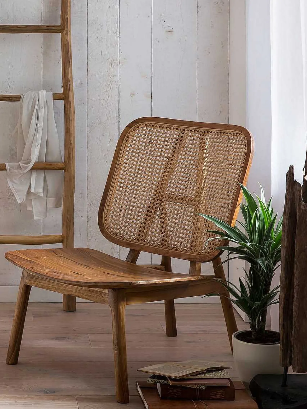mutoni sweet home Stuhl Sessel Rattan Teak Natur> Holzstühle