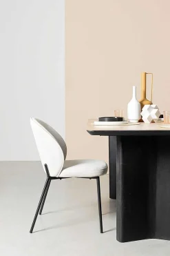 mutoni lifestyle Stuhl Wendy Schwarz Beige><noscript><img width=