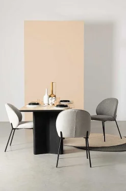 mutoni lifestyle Stuhl Wendy Schwarz Dunkelgrau><noscript><img width=