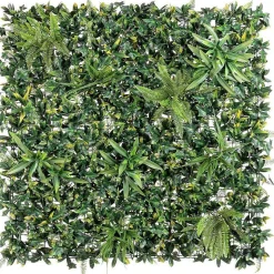 mutoni lifestyle Synthetische Wand Mix Efeu-Farn 100X100> Wanddekoration