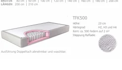 Traumstart Taschenfederkernmatratze Tfk 500 H23> Matratzen