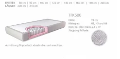 Traumstart Taschenfederkernmatratze Tfk 500 H19> Matratzen