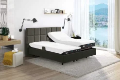Tempur Relax Bett Check Bicolor Grey><noscript><img width=