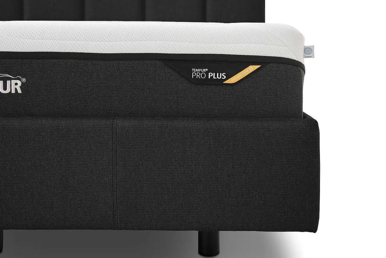 Tempur Relax Bett Check Charcoal> Betten