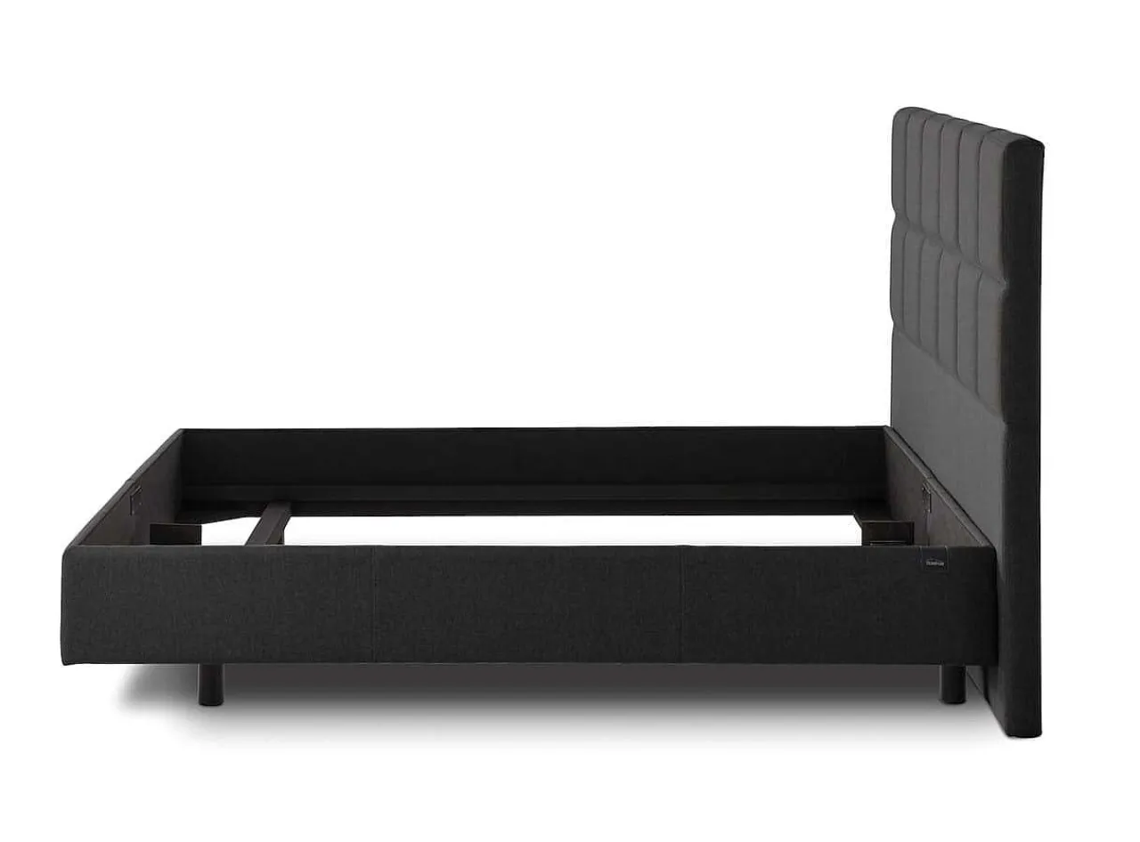 Tempur Relax Bett Check Charcoal> Betten