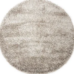 By-Boo Teppich Dolce Rund Beige> Hochflorteppiche