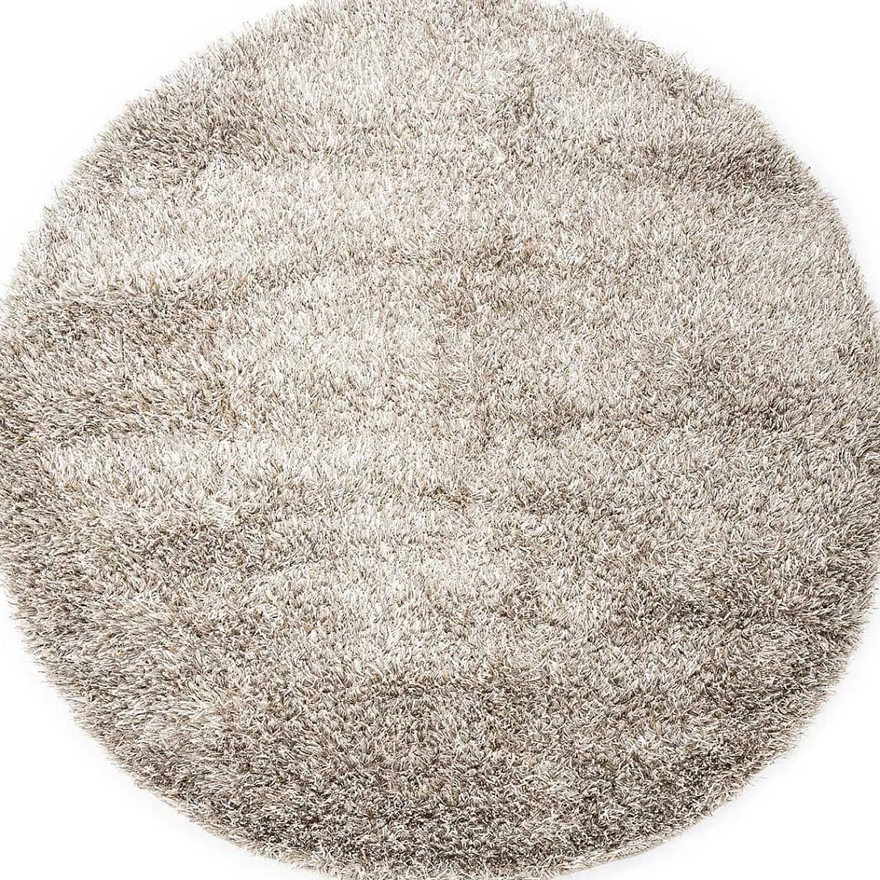 By-Boo Teppich Dolce Rund Beige> Hochflorteppiche