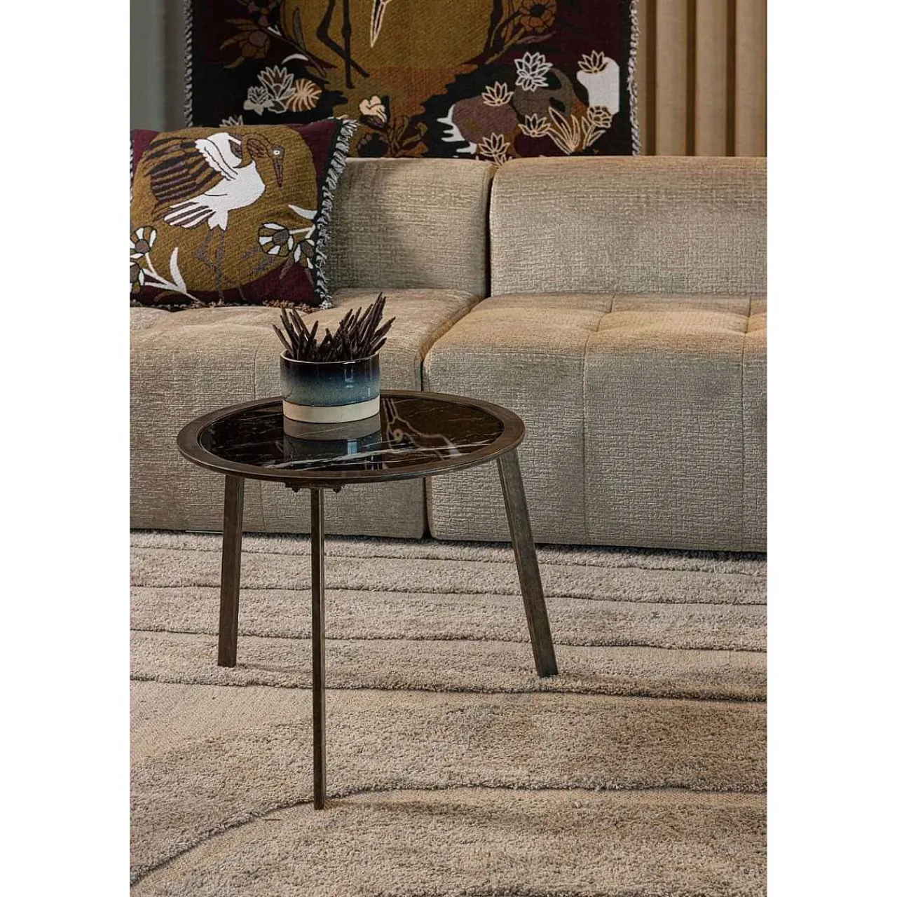 mutoni living Teppich Inure Army 170X240> Hochflorteppiche