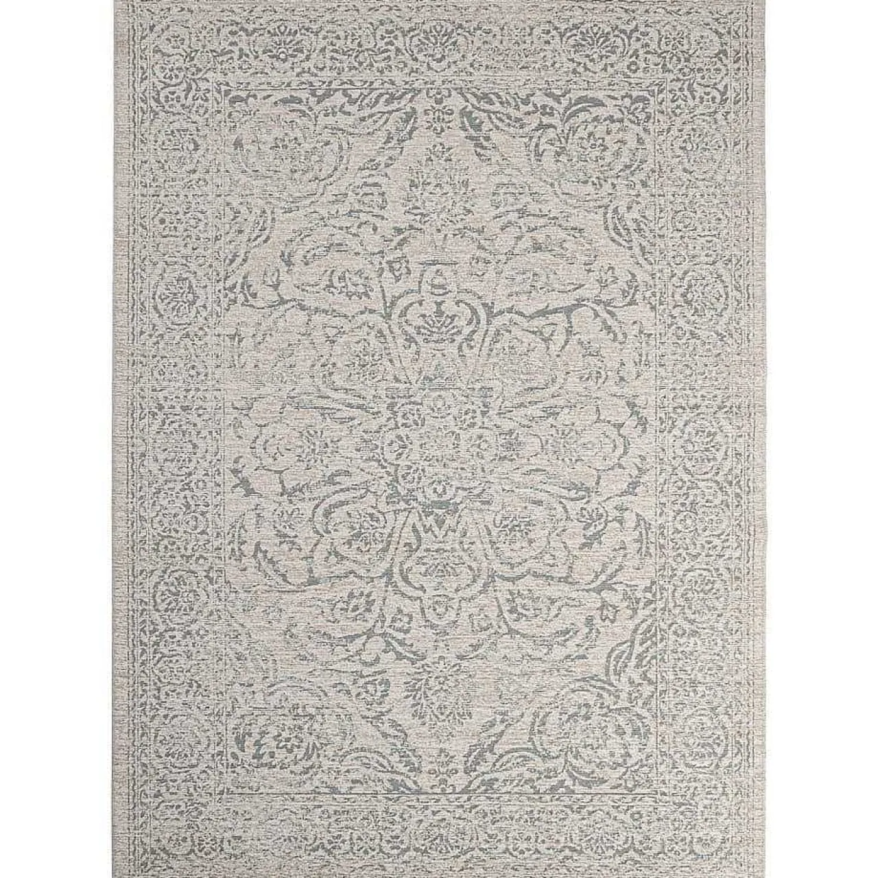 mutoni lifestyle Teppich Nora Blau Creme 200X290> Kurzflorteppiche