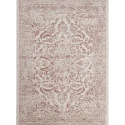 mutoni lifestyle Teppich Nora Rot Creme 200X290> Kurzflorteppiche