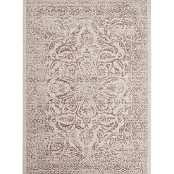 mutoni lifestyle Teppich Nora Rot Creme 160X230> Kurzflorteppiche