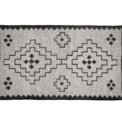 mutoni living Teppich Omari Natur/Schwarz 160X230> Kurzflorteppiche