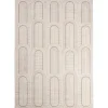 mutoni lifestyle Teppich Zina Creme Grau 160X230> Kurzflorteppiche