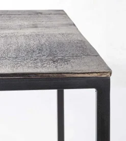 mutoni lifestyle Tisch + 2 Barhocker Amira Silber (3Tlg)><noscript><img width=