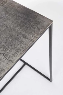 mutoni lifestyle Tisch + 2 Barhocker Amira Silber (3Tlg)><noscript><img width=