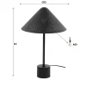mutoni industrial Tischlampe Kosmos Charcoal> Tischleuchten