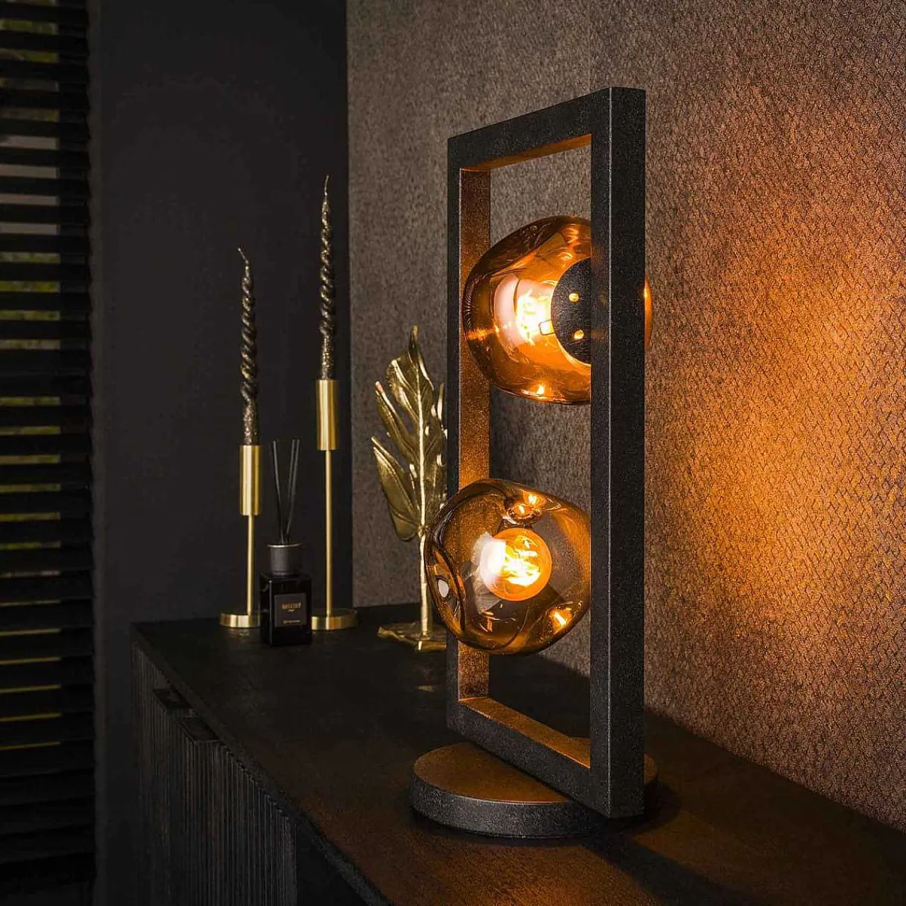 mutoni industrial Tischlampe Stellar 2L> Tischleuchten